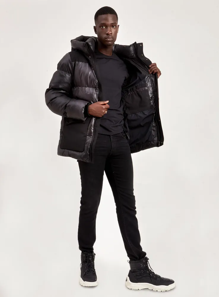 ELI | QUILTED ECO DOWN PUFFER (-20°C)-BLACK