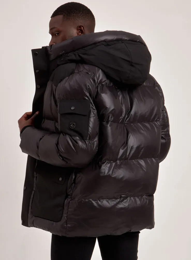 ELI | QUILTED ECO DOWN PUFFER (-20°C)-BLACK