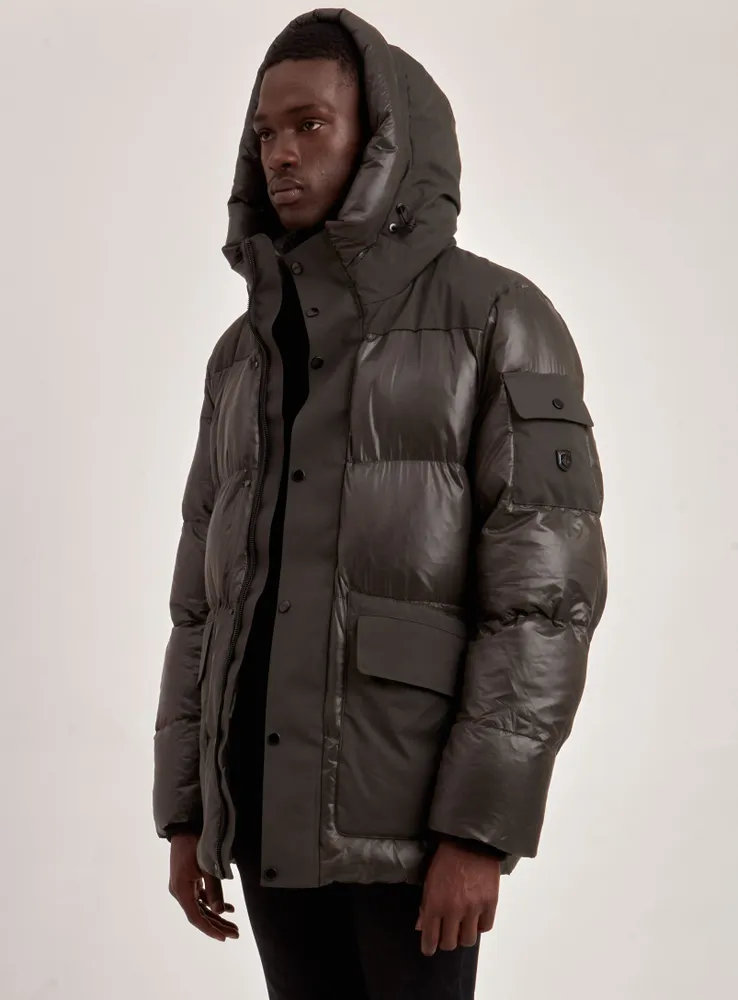 ELI | QUILTED ECO DOWN PUFFER (-20°C)-MILITARY