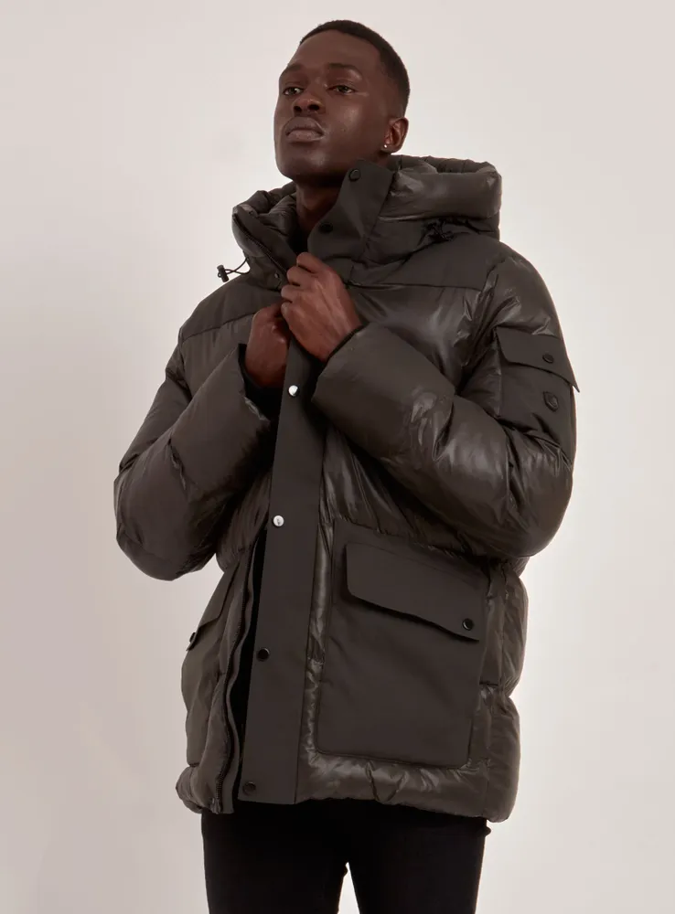 ELI | QUILTED ECO DOWN PUFFER (-20°C)-MILITARY