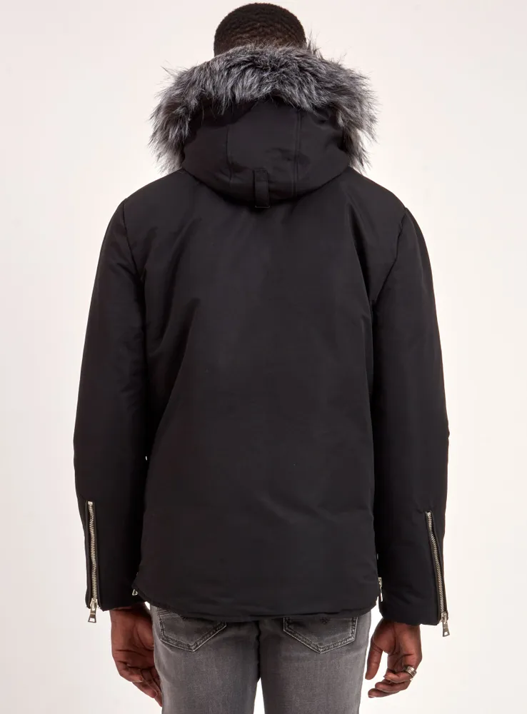 TOFINO | BLACK LABEL PREMIUM DOWN RACCOON FUR TRIM JACKET (-40°C)-BLAC