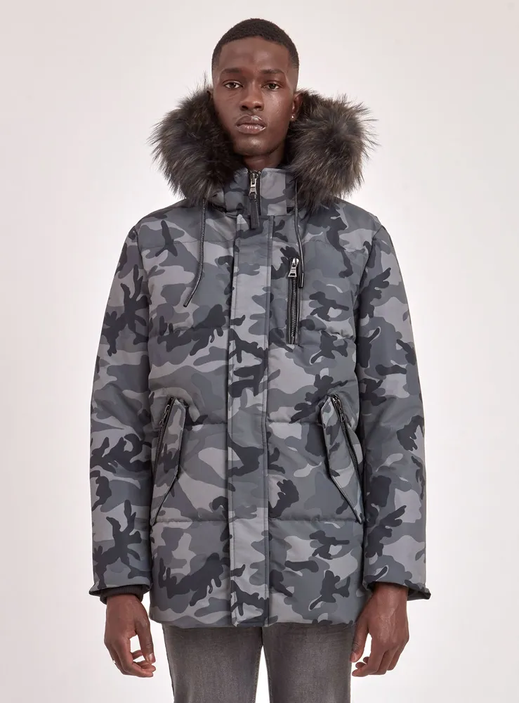 Henriano| Black Label camo premium parka