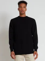 SWEN | Cotton crewneck fine gauge sweater