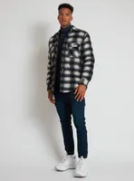 SALEH | Checkered semi-fit overshirt