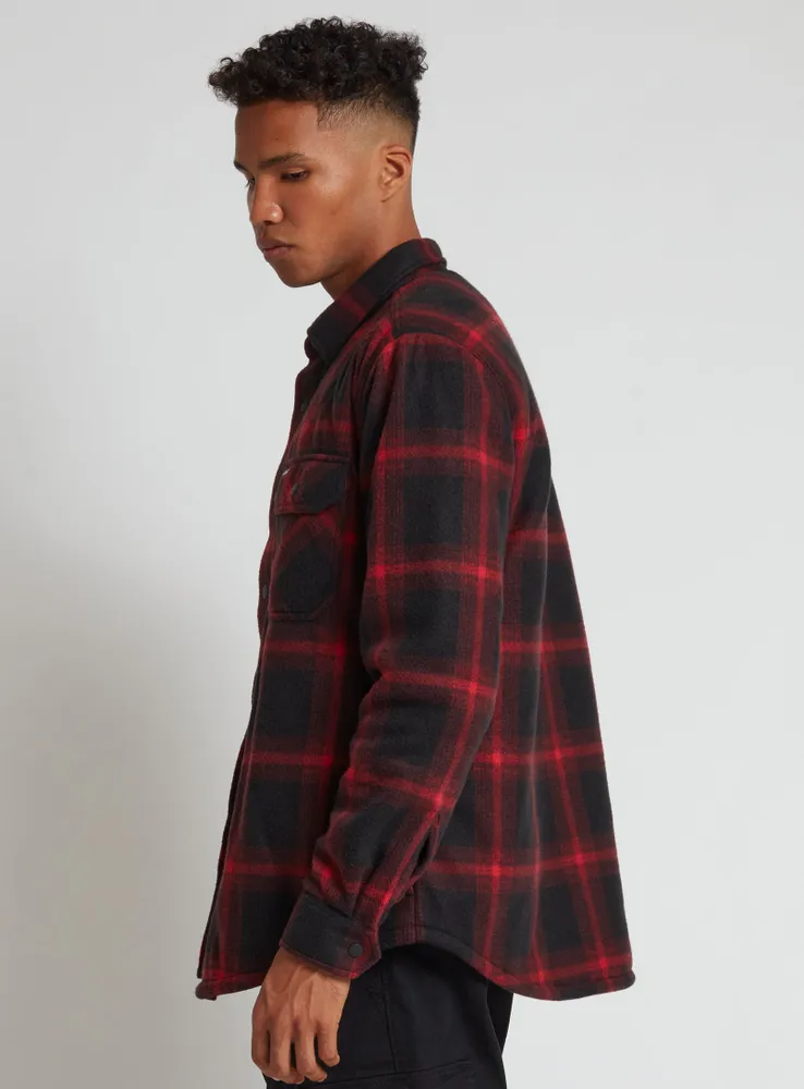 SYED | Quilted polar fleece overshirt