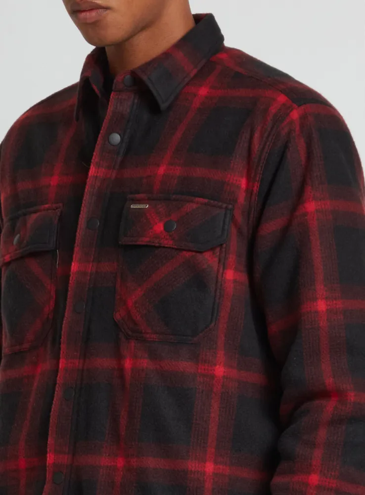 SYED | Quilted polar fleece overshirt