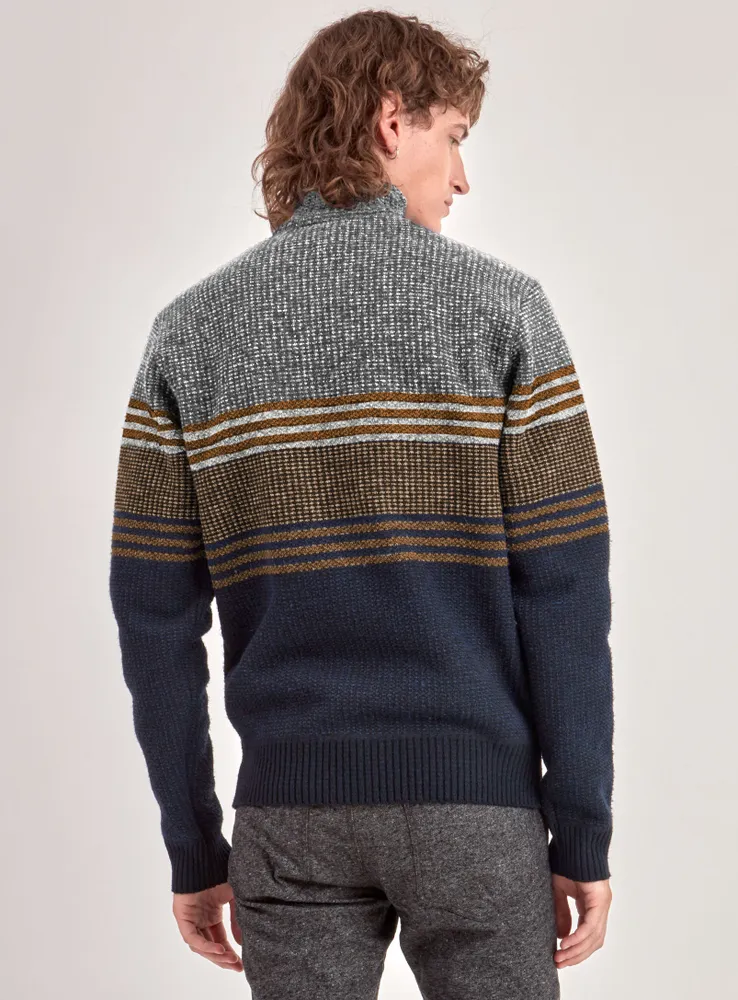 DANY | Mock neck fine gauge sweater