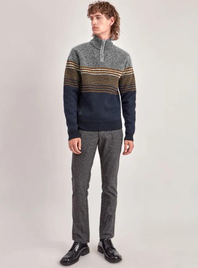 DAVI  Shawl collar sweater – Point Zero