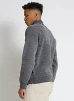 ELIAS | Mock neck chenille sweater