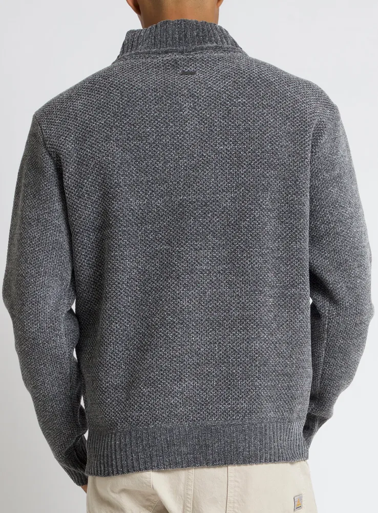 ELIAS | Mock neck chenille sweater