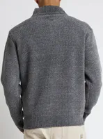 ELIAS | Mock neck chenille sweater