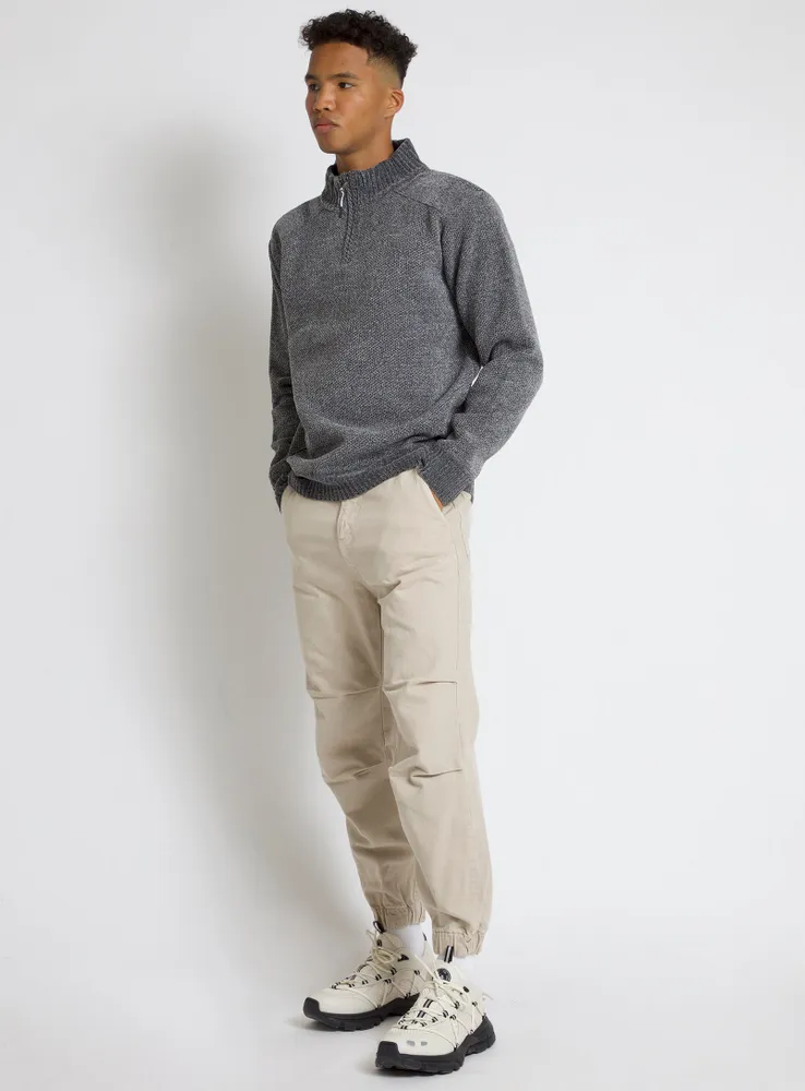 ELIAS | Mock neck chenille sweater