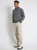 ELIAS | Mock neck chenille sweater