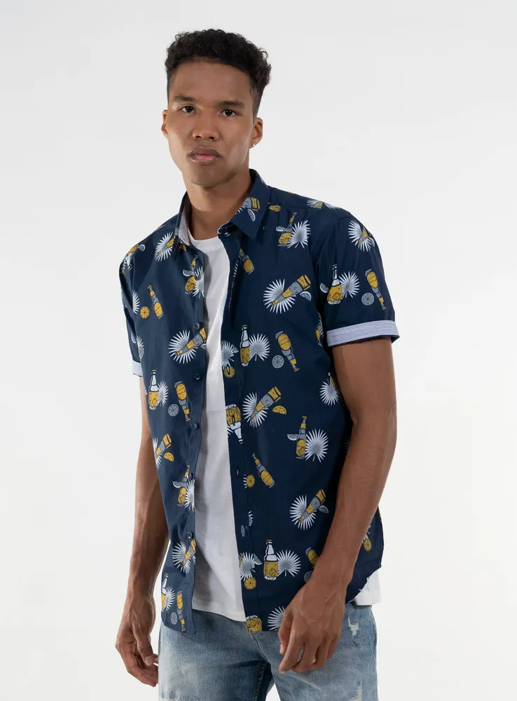 VIT| Printed short sleeve shirt