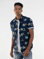 VIT| Printed short sleeve shirt