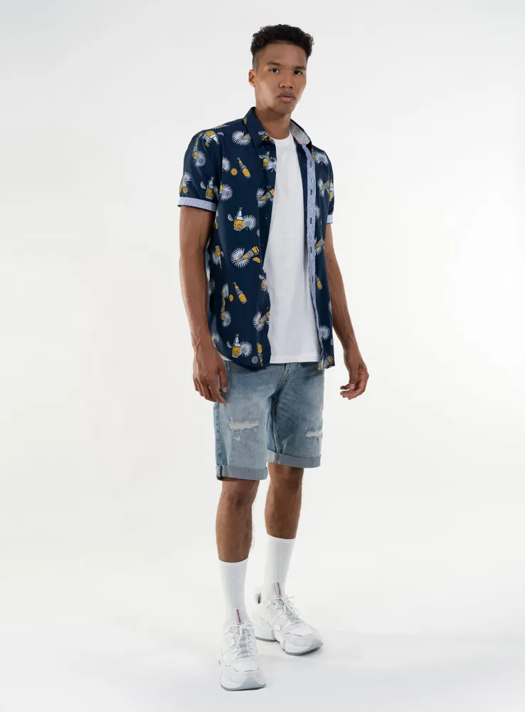 VIT| Printed short sleeve shirt