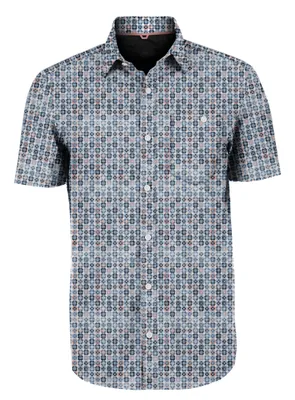 MIX | Printed short sleeve shirt