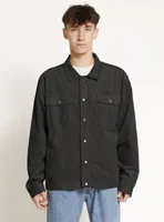 RON | Vegan suede overshirt shacket