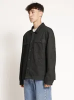 RON | Vegan suede overshirt shacket