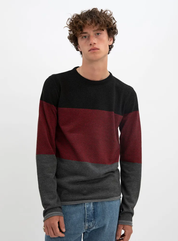 SOL | FINE GAUGE STRIPE SWEATER