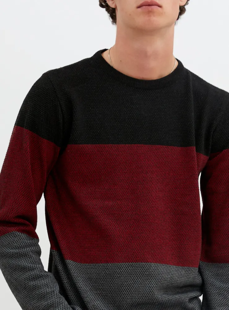 SOL | FINE GAUGE STRIPE SWEATER