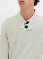 DAVI | Shawl collar sweater