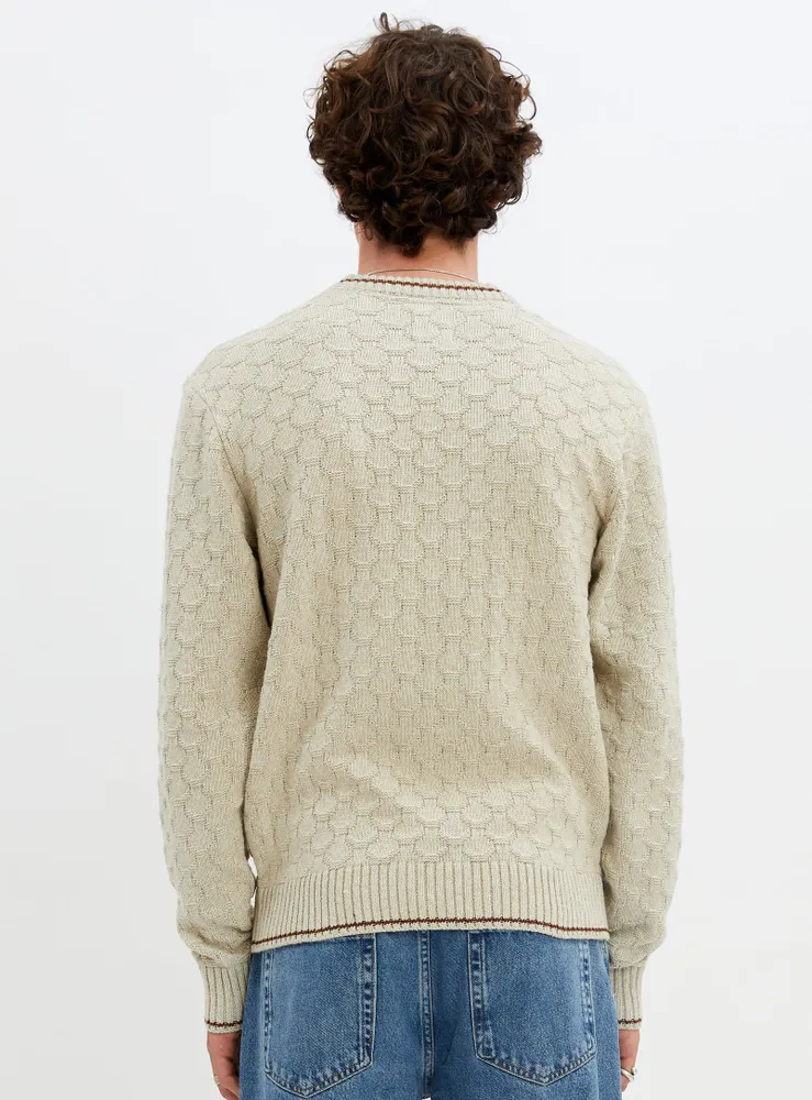 HARRY | CREWNECK TEXTURED SWEATER