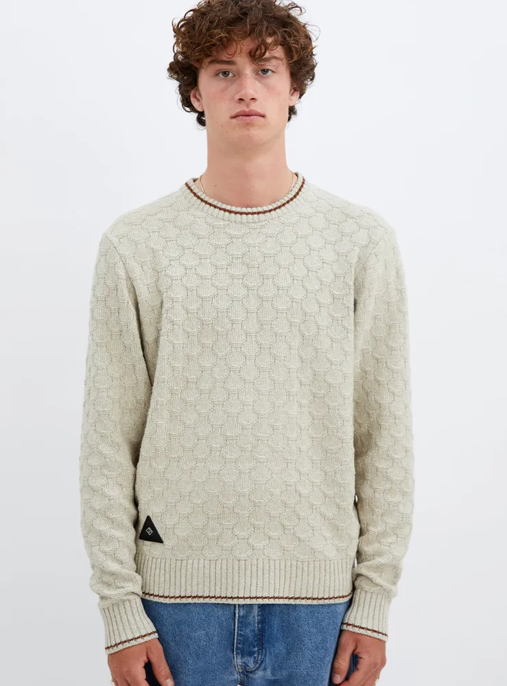 HARRY | CREWNECK TEXTURED SWEATER