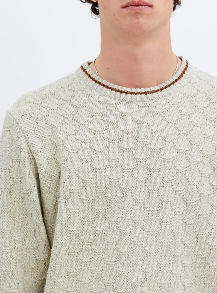 HARRY | CREWNECK TEXTURED SWEATER