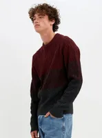 KODE| Crewneck twill effect sweater