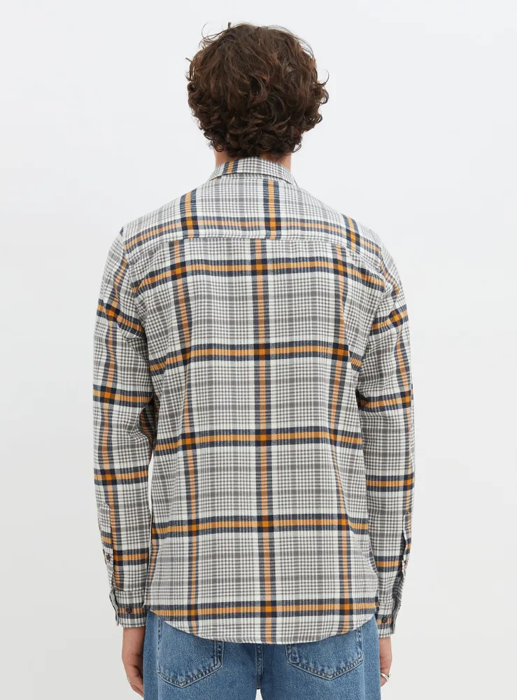 VIN | Checkered semi-fit overshirt