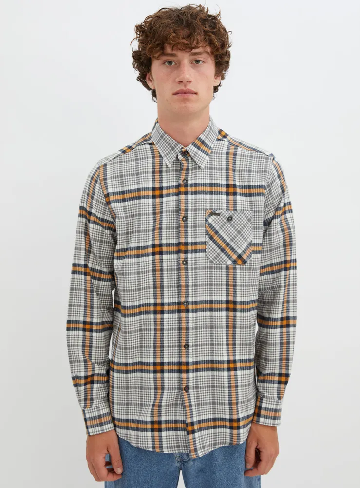 VIN | Checkered semi-fit overshirt