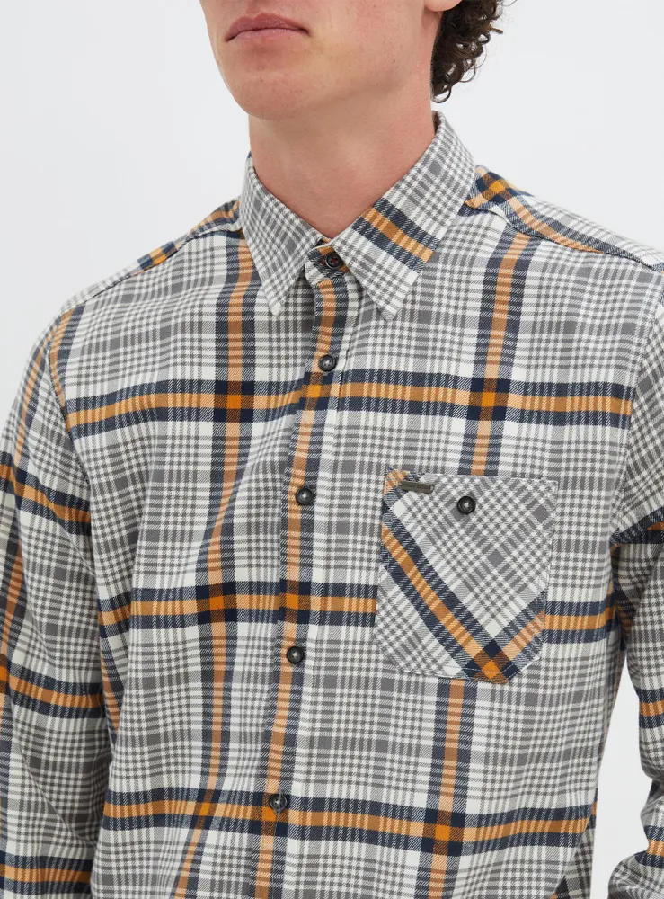 VIN | Checkered semi-fit overshirt