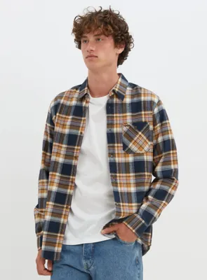 NOAH | Checkered semi-fit overshirt