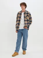 NOAH | Checkered semi-fit overshirt