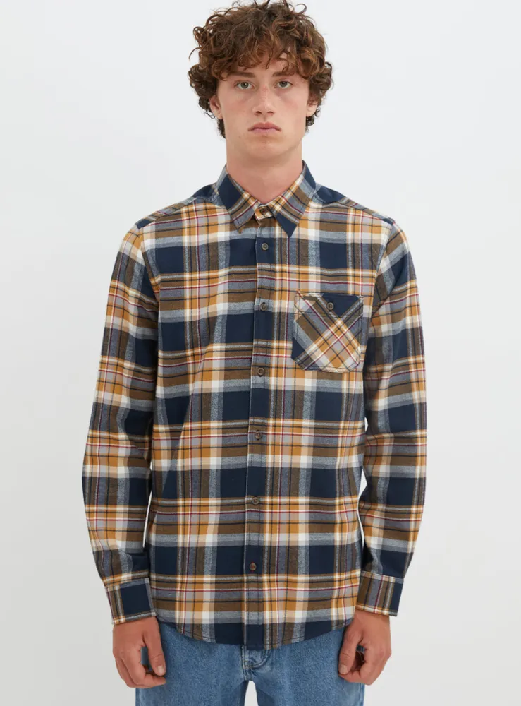 NOAH | Checkered semi-fit overshirt