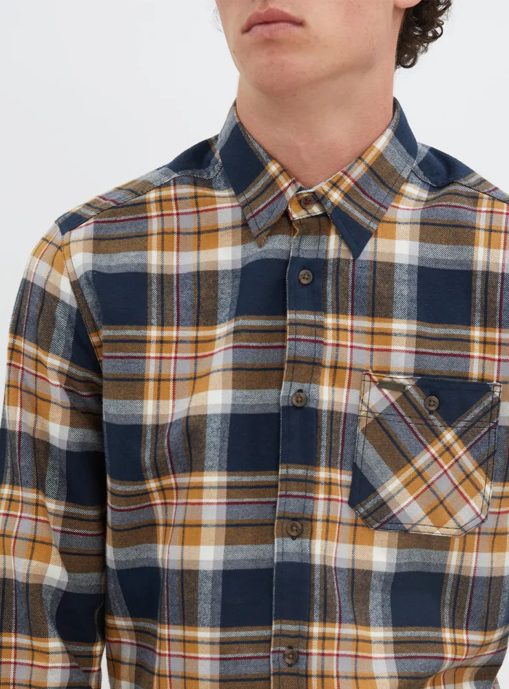 NOAH | Checkered semi-fit overshirt