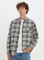 MAX | Checkered semi-fit overshirt