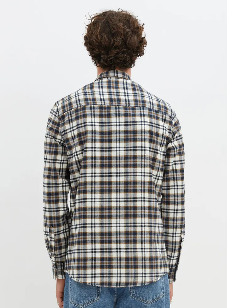 MAX | Checkered semi-fit overshirt