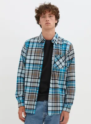 RICK | Checkered semi-fit overshirt