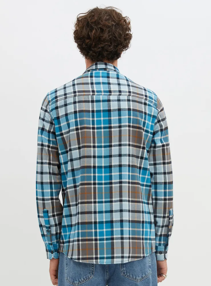 RICK | Checkered semi-fit overshirt