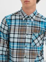 RICK | Checkered semi-fit overshirt