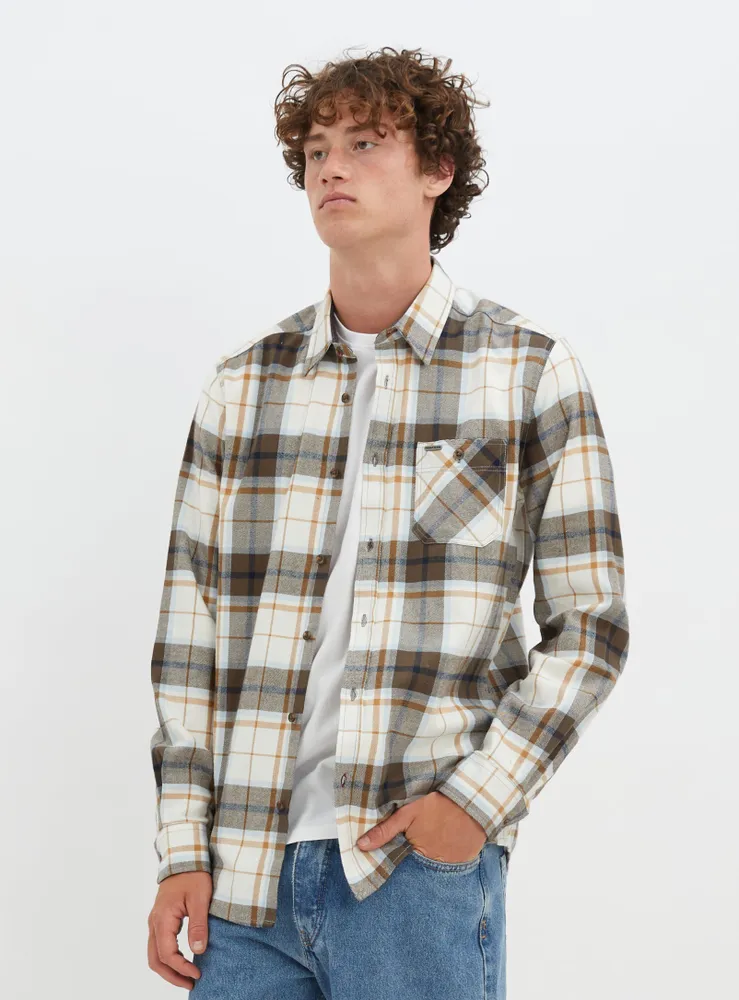 PAUL | Checkered semi-fit overshirt