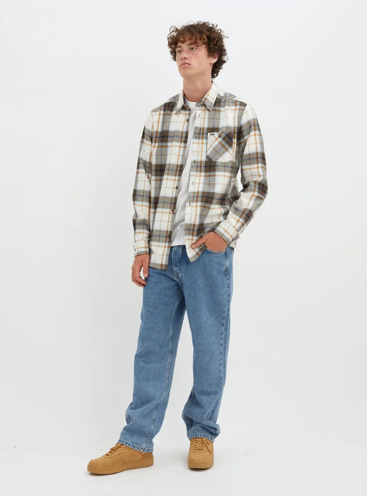 PAUL | Checkered semi-fit overshirt