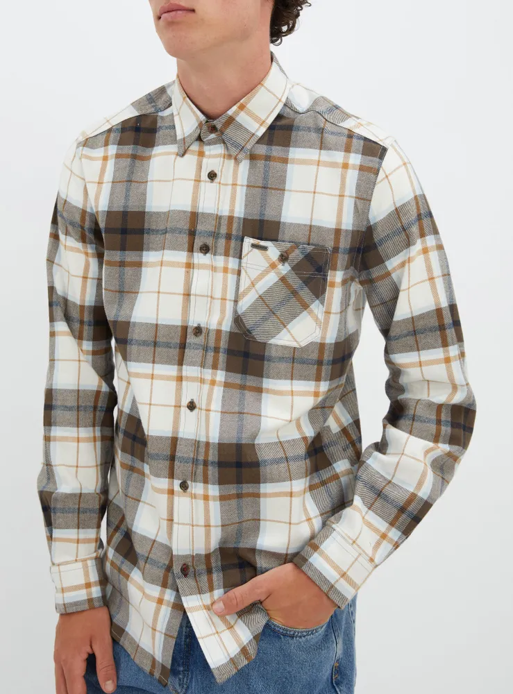 PAUL | Checkered semi-fit overshirt