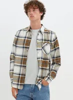 JACK | Checkered semi-fit overshirt