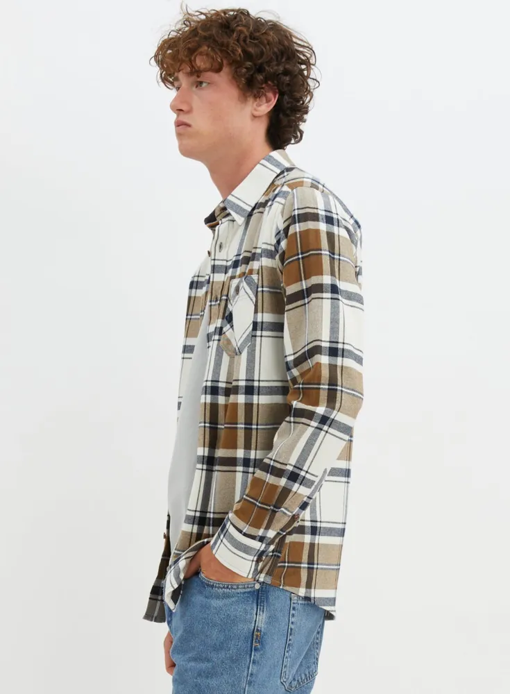 JACK | Checkered semi-fit overshirt