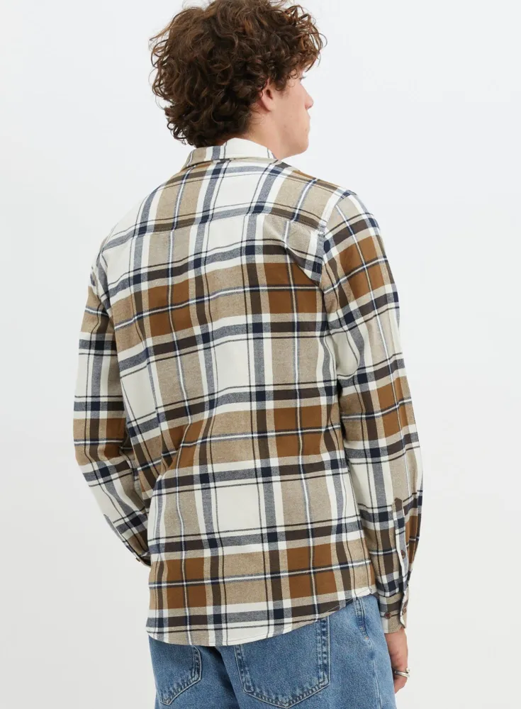 JACK | Checkered semi-fit overshirt