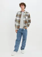 JACK | Checkered semi-fit overshirt