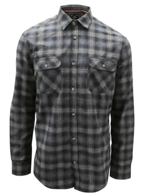 SIRE | Semi-fit brushed checkered flannel shirt